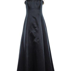 Vintage Niki by Niki Livas Black & White Formal Full Length Dress - Size 20